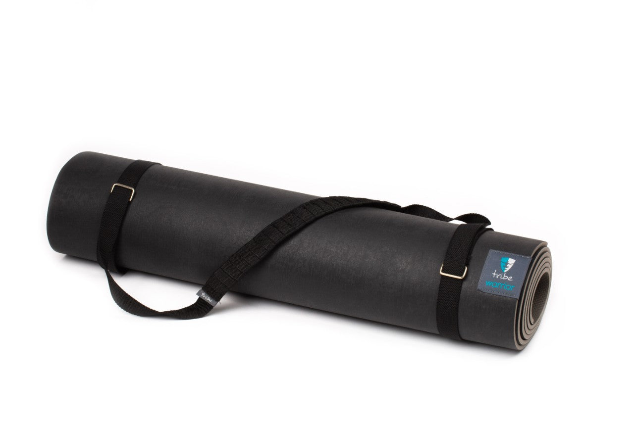 Carry Me Mat Sling - Cosmos - attached to a Warrior yoga mat | TRIBE Yoga