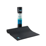 ReGen 5mm Yoga Mats - Cosmos - rolled vertical & partially unfurled | TRIBE Yoga