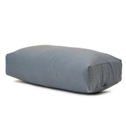 Rectangular Bolster - Organic Cotton Cover - Storm - 45 degrees angle | TRIBE Yoga