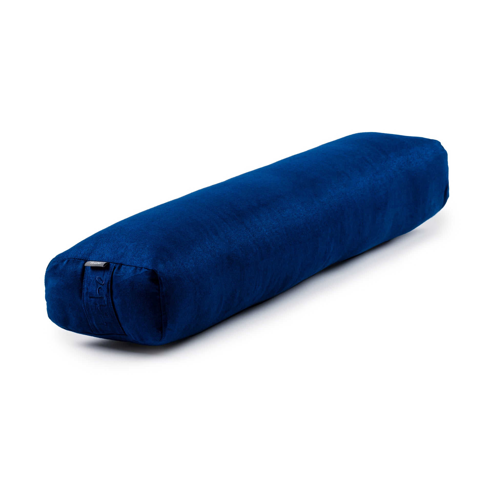 Rectangular Lean Bolster - Navy - 45 degrees angle | TRIBE Yoga