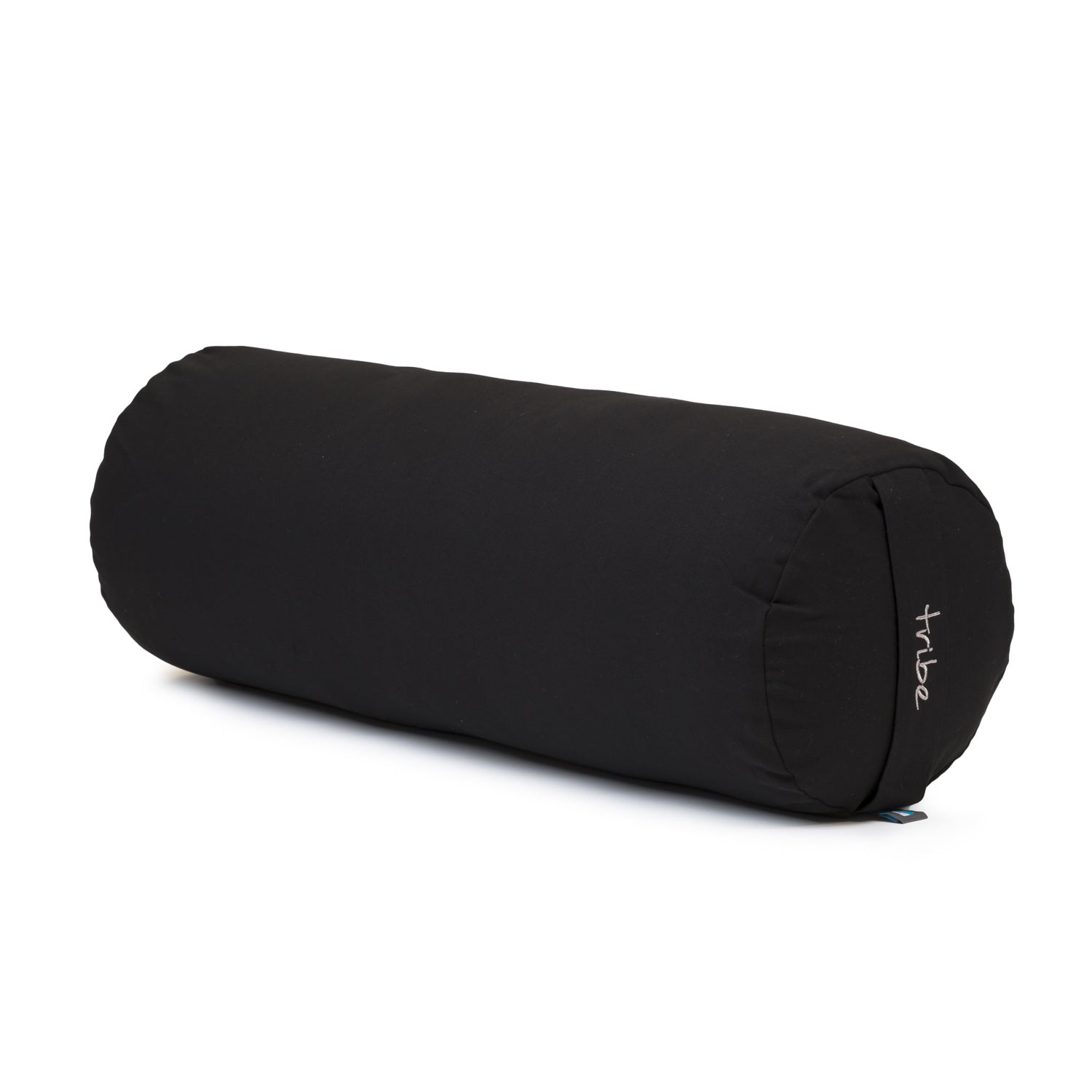 Round Bolster - Organic Cotton Cover - Cosmos - 45 degrees angle | TRIBE Yoga
