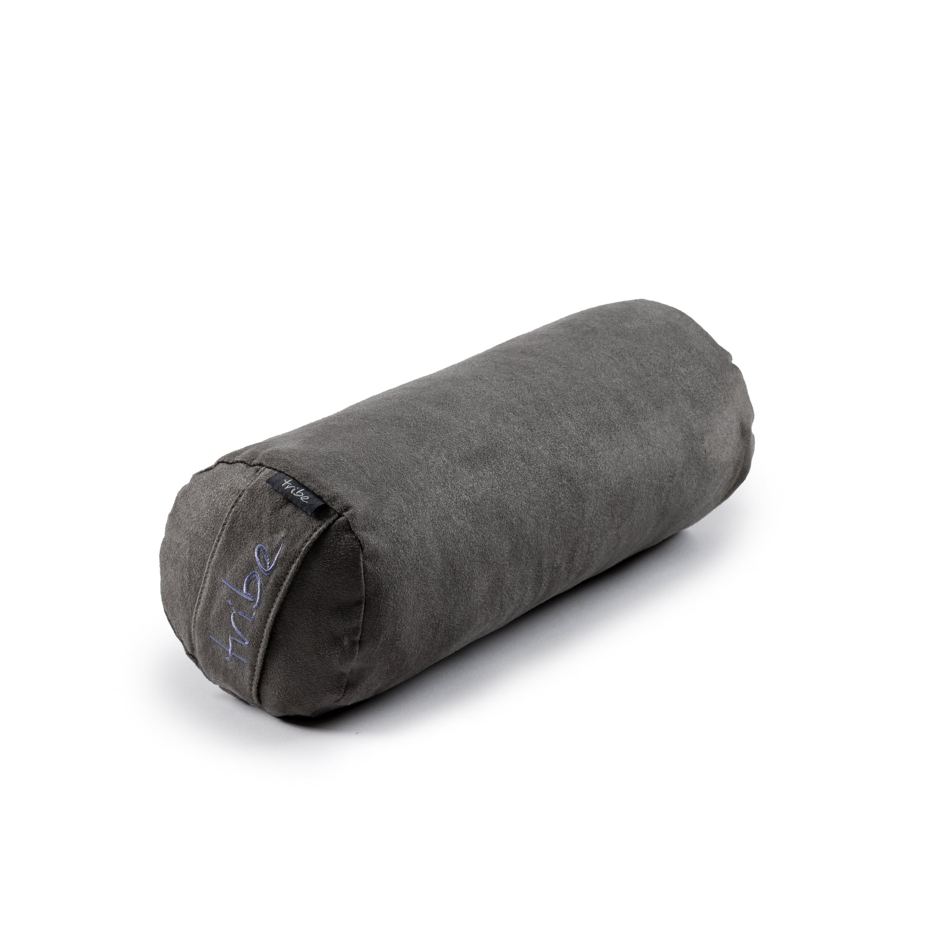 Round Mini Bolster - Storm - 45 degrees angle | TRIBE Yoga