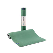 Warrior 6mm Yoga Mats - Fern - rolled vertical & partially unfurled | TRIBE Yoga