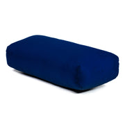 Rectangular Bolster - Navy - 45 degrees angle | TRIBE Yoga