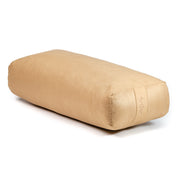 Rectangular Bolster - Taupe - 45 degrees angle | TRIBE Yoga