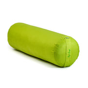 Round Bolster - Lime - 45 degrees angle | TRIBE Yoga