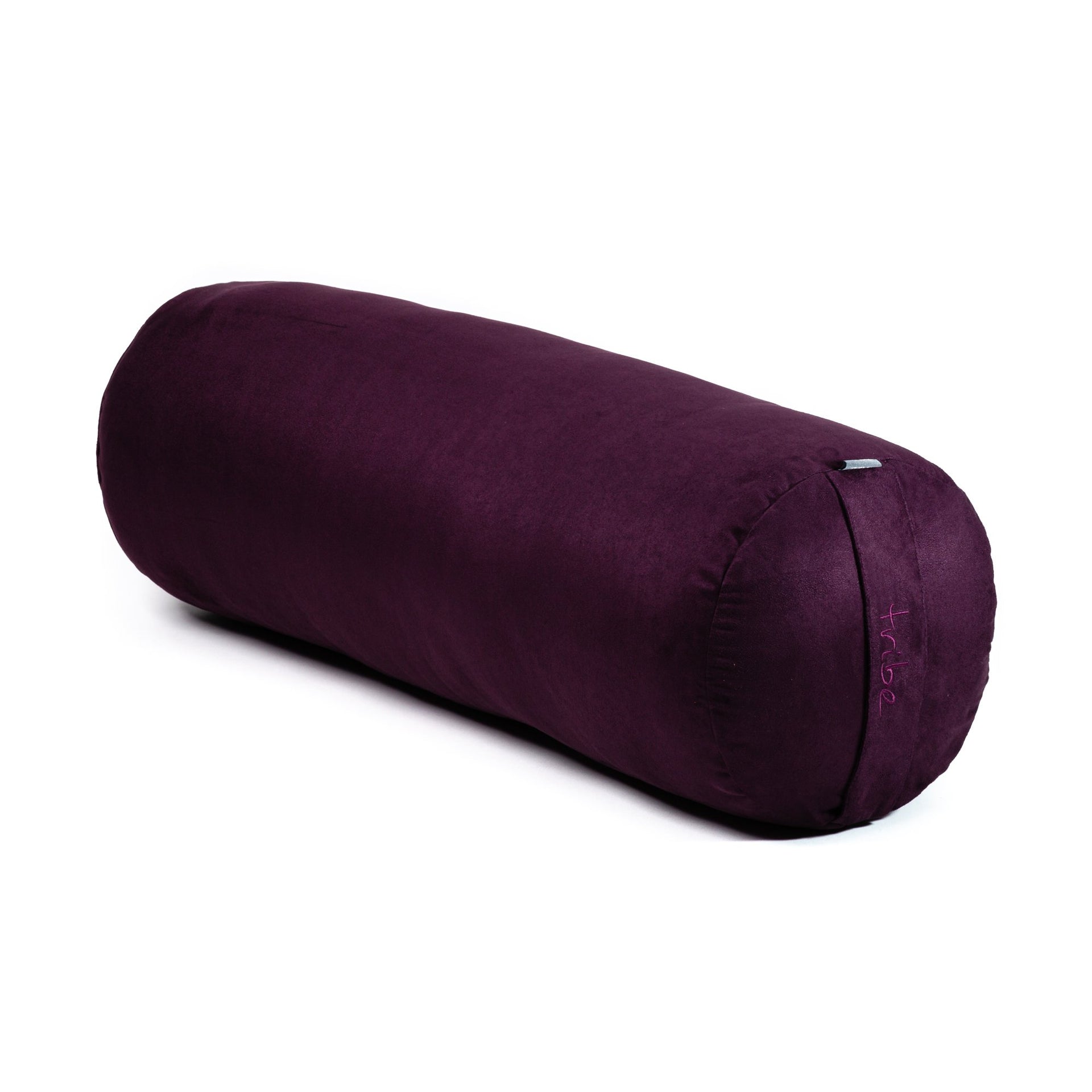 Round Bolster - Amethyst - 45 degrees angle | TRIBE Yoga