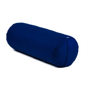 Round Bolster - Navy - 45 degrees angle | TRIBE Yoga