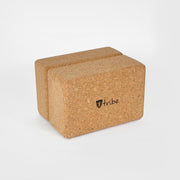 Cork Block Standard in packet - two horizontal side by side | TRIBE Yoga