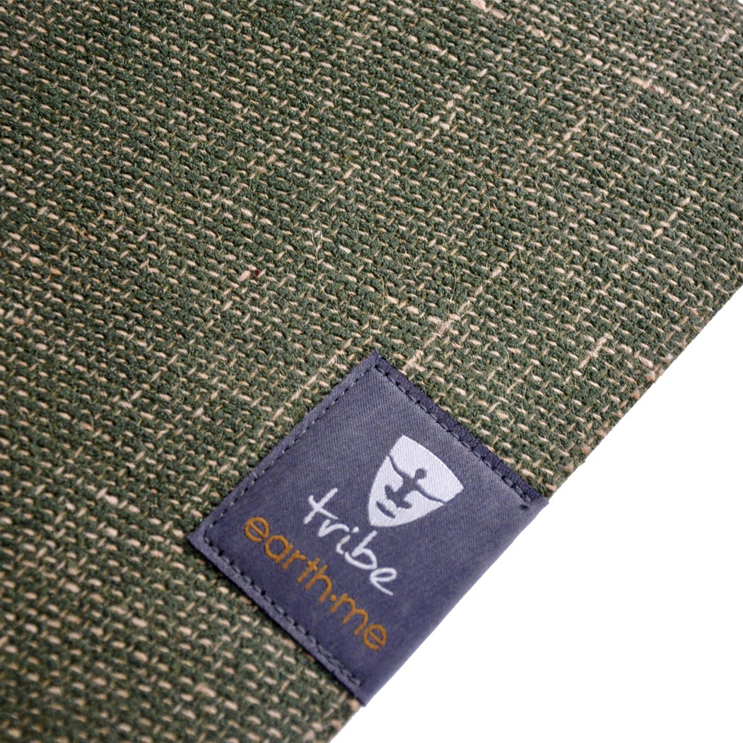 Earth.Me 4mm Yoga Mat, Olive Colour | TRIBE Yoga