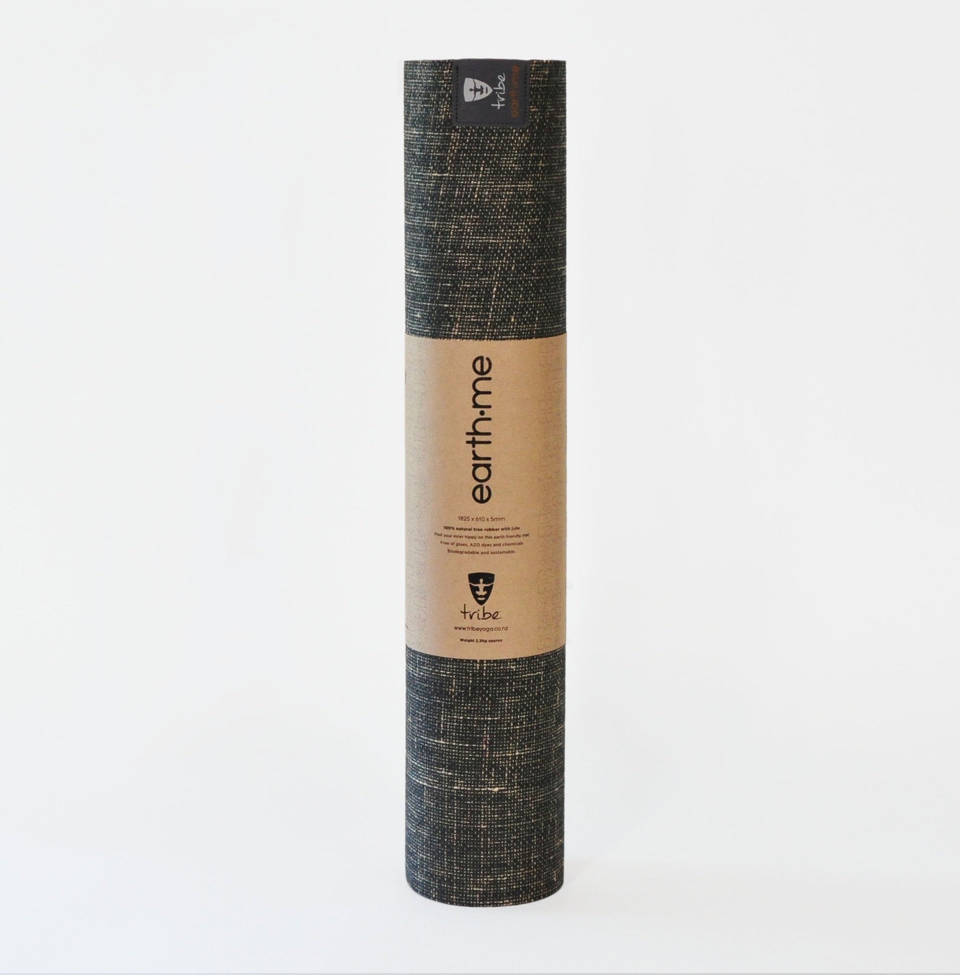 Earth.Me 4mm Long Yoga Mat - Cosmos - vertically rolled | TRIBE Yoga