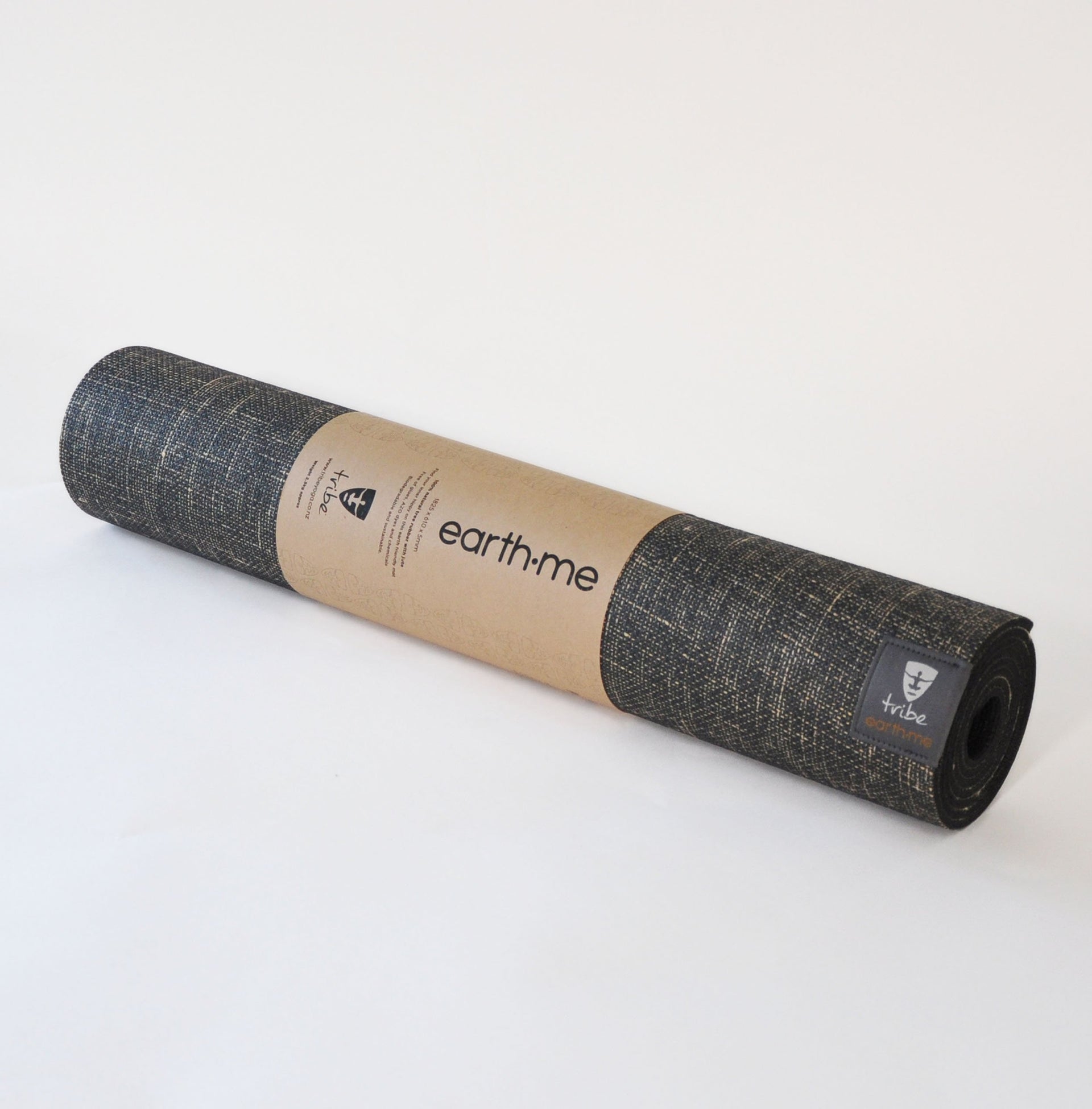 Earth.Me 4mm Long Yoga Mat - Cosmos - horizontally rolled | TRIBE Yoga