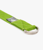 Cotton Strap - Lime - D Ring | TRIBE Yoga