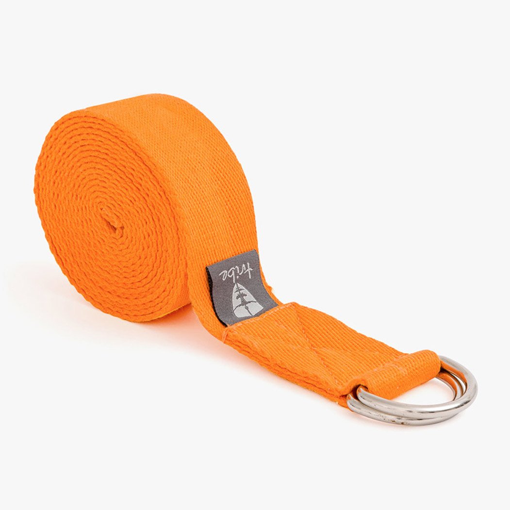Cotton Strap - Mandarin - Rolled | TRIBE Yoga