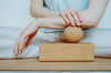 Cork Massage Ball - with cork block to massage forearm | TRIBE Yoga