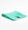 Get a Grip Towel - Emerald - folded with corner turned over | TRIBE Yoga