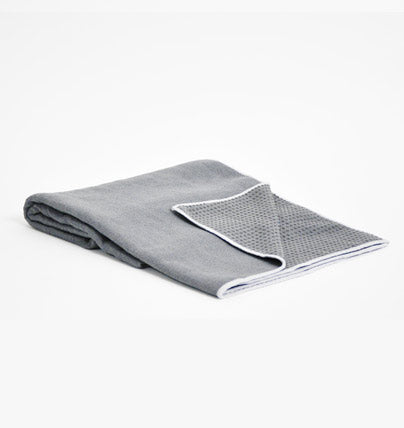 Get a Grip Towel - Storm - folded with corner turned over | TRIBE Yoga