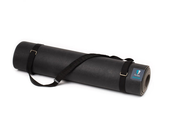 Carry Me Mat Sling - Cosmos - attached to a Warrior yoga mat | TRIBE Yoga