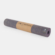 Earth.Me 4mm Long Yoga Mat - Amethyst - horizontally rolled | TRIBE Yoga