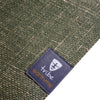Earth.Me 4mm Long Yoga Mat - Olive - corner of mat with logo | TRIBE Yoga