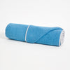 Get a Grip Towel - Denim - rolled | TRIBE Yoga