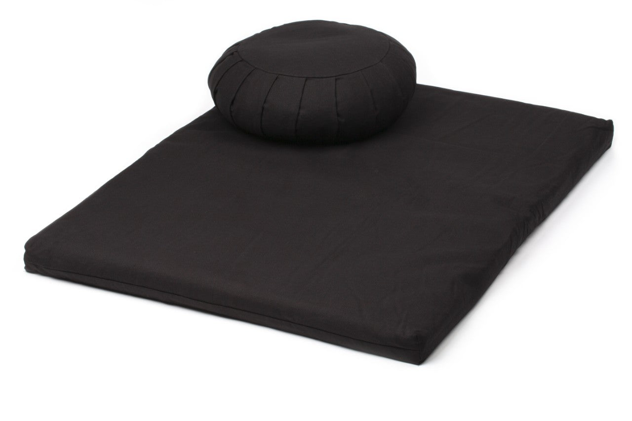 Zafu Meditation Cushion paired with a Zabuton Meditation Mat - Cosmos | TRIBE Yoga