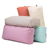 Rectangular Bolsters - Organic Cotton Cover - group shot of pastel shades | TRIBE Yoga