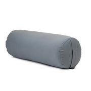 Round Bolster - Organic Cotton Cover - Storm - 45 degrees angle | TRIBE Yoga