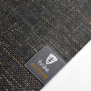 Earth.Me 4mm Long Yoga Mat - Cosmos - corner of mat with logo | TRIBE Yoga