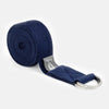 Cotton Strap - Navy - rolled | TRIBE Yoga